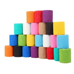 Self Adhesive Bandage Wrap Athletic Elastic Cohesive Bandage Football Sock Cohesive Tape