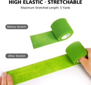 Self Adhesive Bandage Wrap Athletic Elastic Vet Cohesive Bandage Bitter