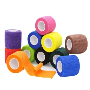 Self Adhesive Bandage Wrap Elastic Cohesive Bandage Wrap Color Athletic Cohesive Bandage Wrap Tape Vet Wrap