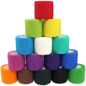 Self Adhesive Bandage Wrap Tattoo Grip Cover Protect Elastic Black Grip Tape for Tattoo Machine