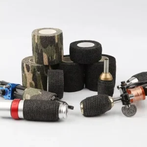 Self Adhesive Bandage Wrap Tattoo Grip Tape Roll Cohesive Elastic Sports Aftercar Tattoo Grip Cover Tape for Grip Cover