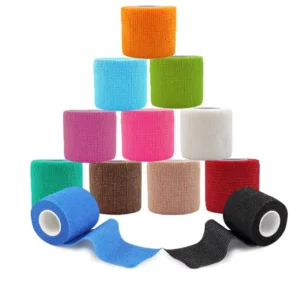 Self Adhesive Bandage Wrapped In Color First Aid Sports Wrap cohesive Bandage Self Wrap Bandage
