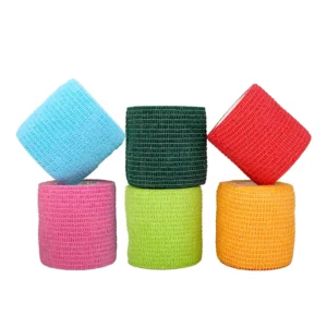 Self Adhesive Bandages 5cm 24 Rolls Skin Pink Black 2 Inch X 5 Yard 12pcs Elastic Self Adhesive Bandage