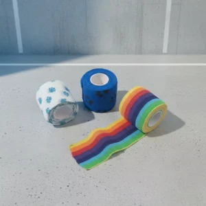 Self Adhesive Breathable Cohesive Bandage Wrap Elastic Self Adherent Tape Stretch Athletic Sports Wrist Model