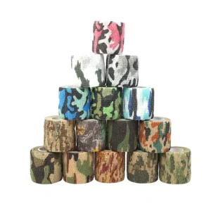 Self Adhesive Camouflage Tape High Elasticity Outdoor Sports Protection Joint Convenient Non-Woven Tape