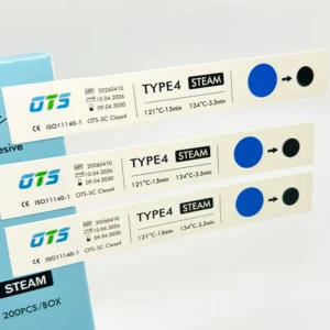 Self Adhesive Class 4 Sterilisation Indicator TST Strips
