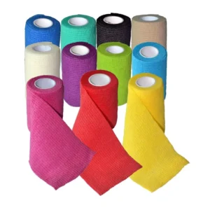 Self Adhesive Colored Elastic Cohesive Vet Wrap Horse Orthopedic Bandage for Animals
