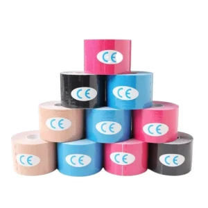 Self Adhesive Colorful Breathable Cohesive Bandage Wrap Rolls Elastic Self Adherent Tape for Stretch Athletic Sports Wrist Ankle