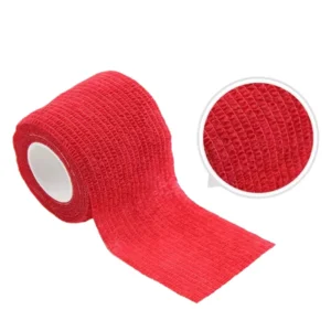 Self Adhesive Elastic Breathable Cohesive Medical Grade Ozone Disinfecting Latex Glue Bandage Wrap for Pets Athletic Use CE