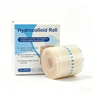 Self Adhesive Hydrocolloid Roll Dressing Flexible Waterproof Gel Tape for Wound Dressing and Personal Care Applications