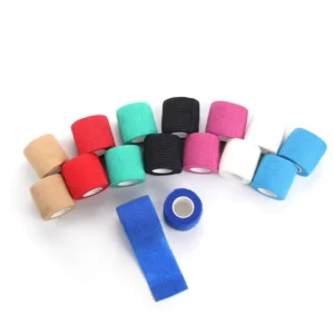 Self Adhesive Non Woven Cohesive Hand Guard Bandage Soft Breathable Elastic Sport Use