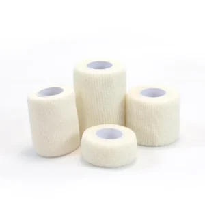 Self Adhesive PBT Bandage Wrap Athletic Elastic Cohesive Bandage Football Sock Non Wove Cohesive Tape for Soccer Games
