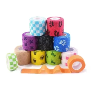 Self Adhesive Sports Elastic Cotton Gauze Bandage Cohesive Stretch Grip Hockey Ankle Stick Tape