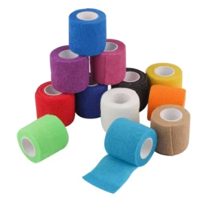 Self Adhesive Sports Tape 5cm X 5m Elastic Bandage for Kinesiology Tape and Protection
