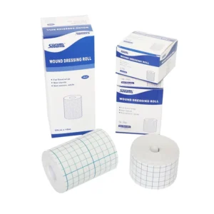 Self Adhesive Spunlace Non Woven Sterile Dressing Bandage Tape Roll CE Certified for Medical Wound Care