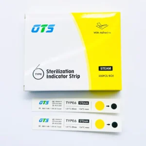 Self Adhesive Steam Sterilization Indicator Strips Class 6