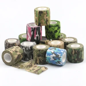 Self Adhesive Stretch Medical Adhesive Bandages Customized Camouflage Designs Sports Elastic Medical Bandage