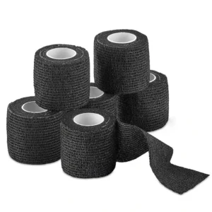 Self Adhesive Stretch Vet Wrap Cotton Soft Tattoo Non Woven Dog Pet Vet Wrap Finger Elastic Cohesive Bandage