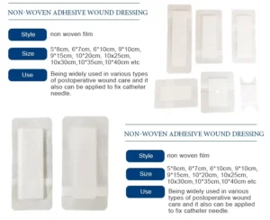 Self Adhesive Wound Dressing Non Woven Material First Aid Essential