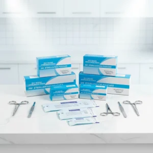 Self Seal Triple Band Seal Sterilization Pouch CE Certified PE Material Dental Equipment Salon Use Medical Sterile Packaging