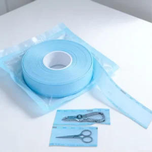 Self Sealing Medical Grade Disposable Sterilization Pouch Roll Transparent Film Paper Plastic Material