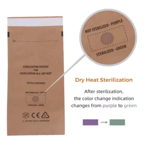 Self Sealing Sterilization Pouches CE Certified Medical Paper for Dental Tools and Nail Art Supplies Brand