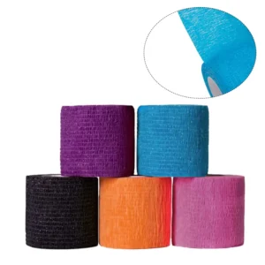 Self adherent Tattoo Grip Tape Non Woven Fabrics Tattoo Bandage Finger Bandage Self Adhesive Cohesive Elastic Bandage