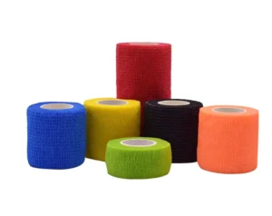 Self-adhesive Bandage Print Easy Tearremoval Comfortable No Sticky Cohesive Customizable for Body and Veterinary Multi Colors