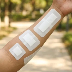 Self adhesive Breathable Non woven Wound Dressing Professional Medical Care Dressing