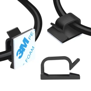 Self adhesive Car Cable Clamp 3m Adhesive Cable Clips Clamps Plastic Nylon Cable Organizer Clip