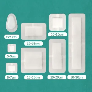 Self adhesive Non woven Wound Dressing Sterile Medical Wound Care Dressing with High Absorbent Pad First Aid Plaster