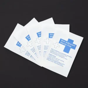Self adhesive non stick wound dressing non woven first aid pad non stick accessories highly absorbent individually wrapped
