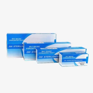 Self sterilizing CE ISO13485 Certified Medical Autoclave Envelope Pouches Triple Band Seal Peel Easy Feature Custom