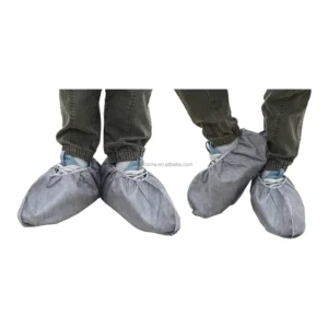 Service Medical Grade Disposable Shoe Covers High Quality Gray Non Woven Cost Effective Non Sterile Dustproof