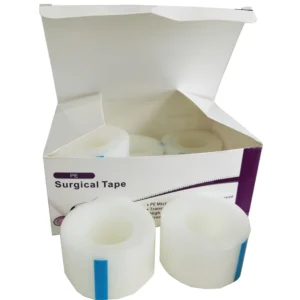 Shining lamination film hypoallergenic transparent PE tape medical tape