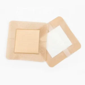 Silicone Foam Dressing with Adhesive Border Wound Bandage Pad 10x10cm Waterproof Self Adhesive EO Sterile Wound Care