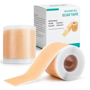 Silicone Scar Tape Roll Private Label Waterproof Reusable Large Gel Removal Scars Stick for Burn Surgical Scar Care