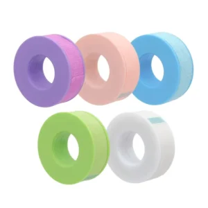Silicone Sticky Breathable Pink Medical Adhesive Makeup Micro Purple Green Sensitive Eye Tape Extension Tool Lash Eyelash Skin