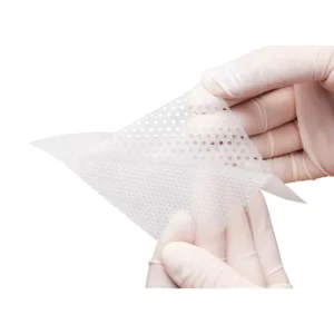 Silicone Wound Contact Layer Non Adhering Dressing Transparent Wound Dressing Pads 4in X 4in (10cm X 10cm) 5 Pcs