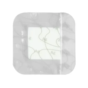 Silver Adhesive Wound Dressing Prevent Wound Infection Ag Foam Self Adhesive Dressing