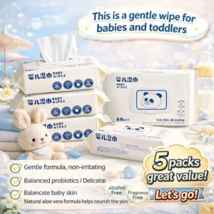 Singapore Overseas Warehouse Spot Embossing Process Thickened 4 Layer Eco Friendly Antibacterial Extra Soft Baby Wet Wipes