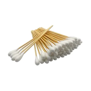 Single Dual Head Soft Tips Medical Cotton Swabs Cotton Applicators Bamboo Wooden Stick Cotton Buds Ear Sticks Swabs