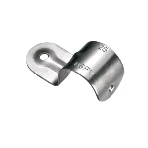 Single Hole Metal Cable Clips Half Saddle Conduit Pipe Clamp for Effective Organization