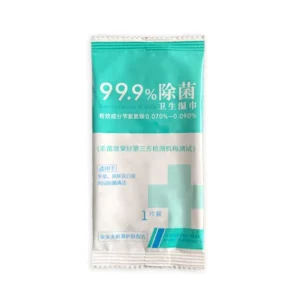 Single Piece Anti Bacterial Wet Wipes Non Alcoholic Cleaning Wet Wipes