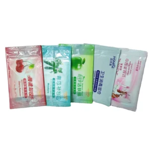 Single Sachet Wet Wipe Machinery Antibacterial Sanitizing Single Wet Wipes Machine