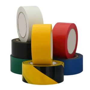 Single Side PVC Warning Mark Barrier Tape Floor Marking Safety Stripe Vinyl Adhesive Tape