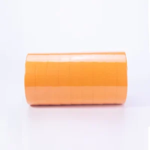 Single Sided Acrylic Adhesive Easy to Tear Orange Masking Tape for Cars Water Activated Crepe Paper Material