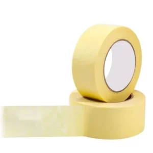 Single Sided Crepe Paper Masking Tape Jumbo Roll Durable Pressure Sensitive Rubber Adhesive for Car Painting