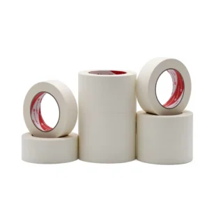 Single Sided Crepe Paper Masking Tape for Interior Exterior Wall Painting Seam Covering Moderate Stickiness