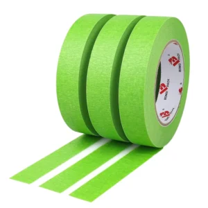 Single Sided Green Painters Masking Tape 60 Yards Bulk Rubber for Walls Painting DIY Crafting Sensitivity for Sensitive Skin